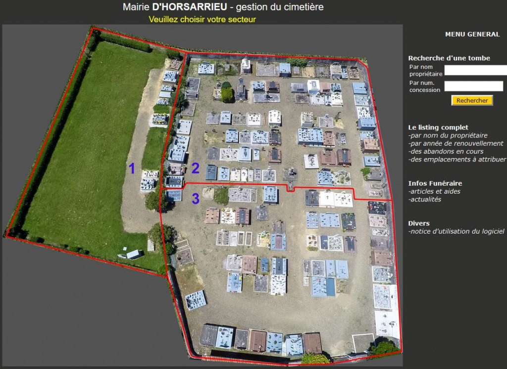 gestion cimetière Landes