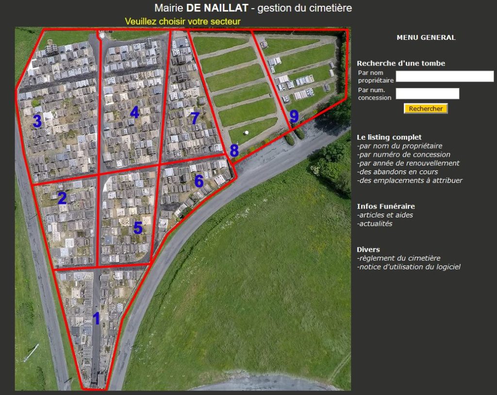 Gestion cimetière dans la Creuse