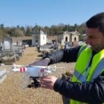 Cartographie du cimetière par drone