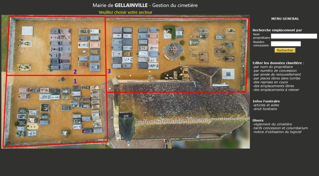 Gestion informatique des cimetieres et Columbariums dans l'Eure-et-Loire