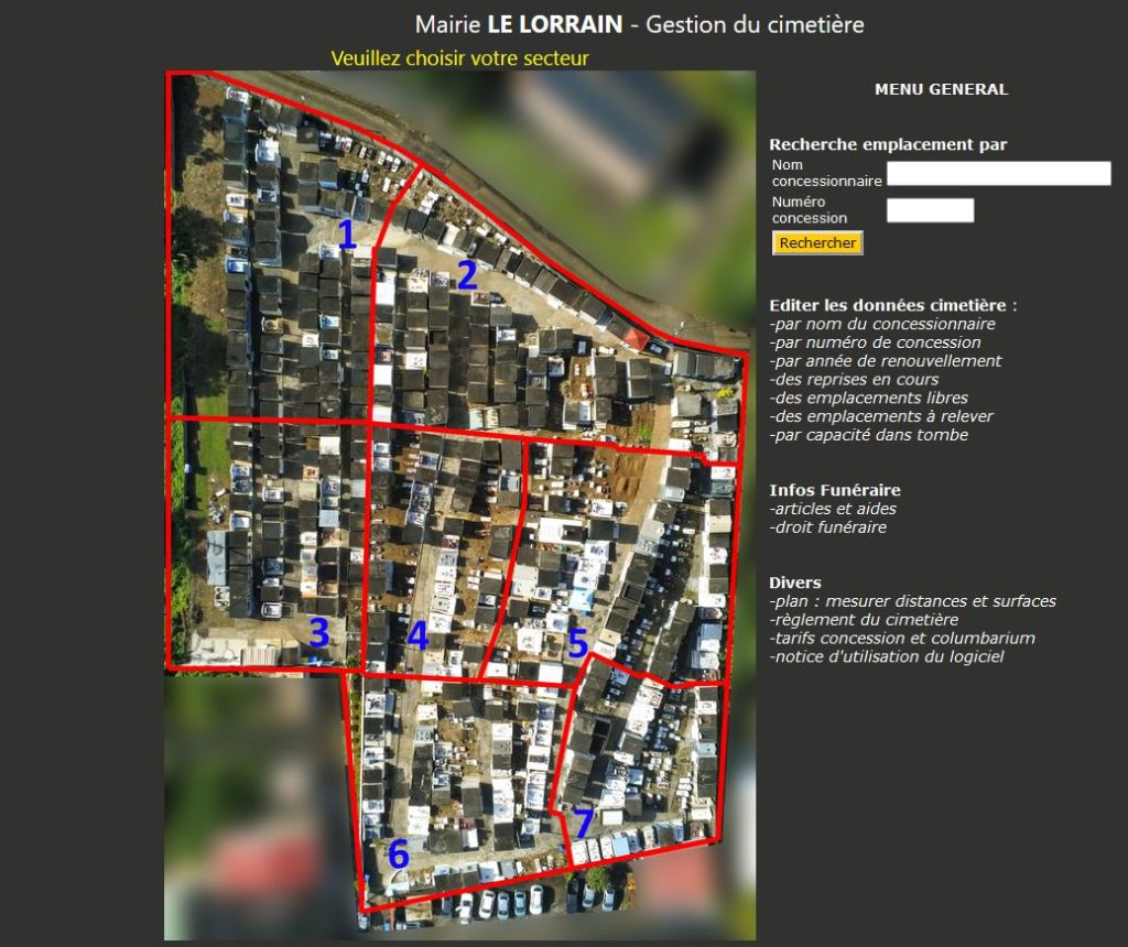 Numérisation du Cimetière Le Lorrain Martinique